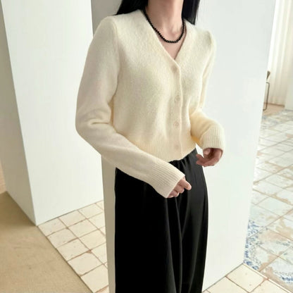 24YR2545 V Neck Cardigan