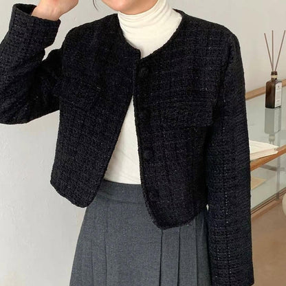 24YR2549 Tweed Cardigan