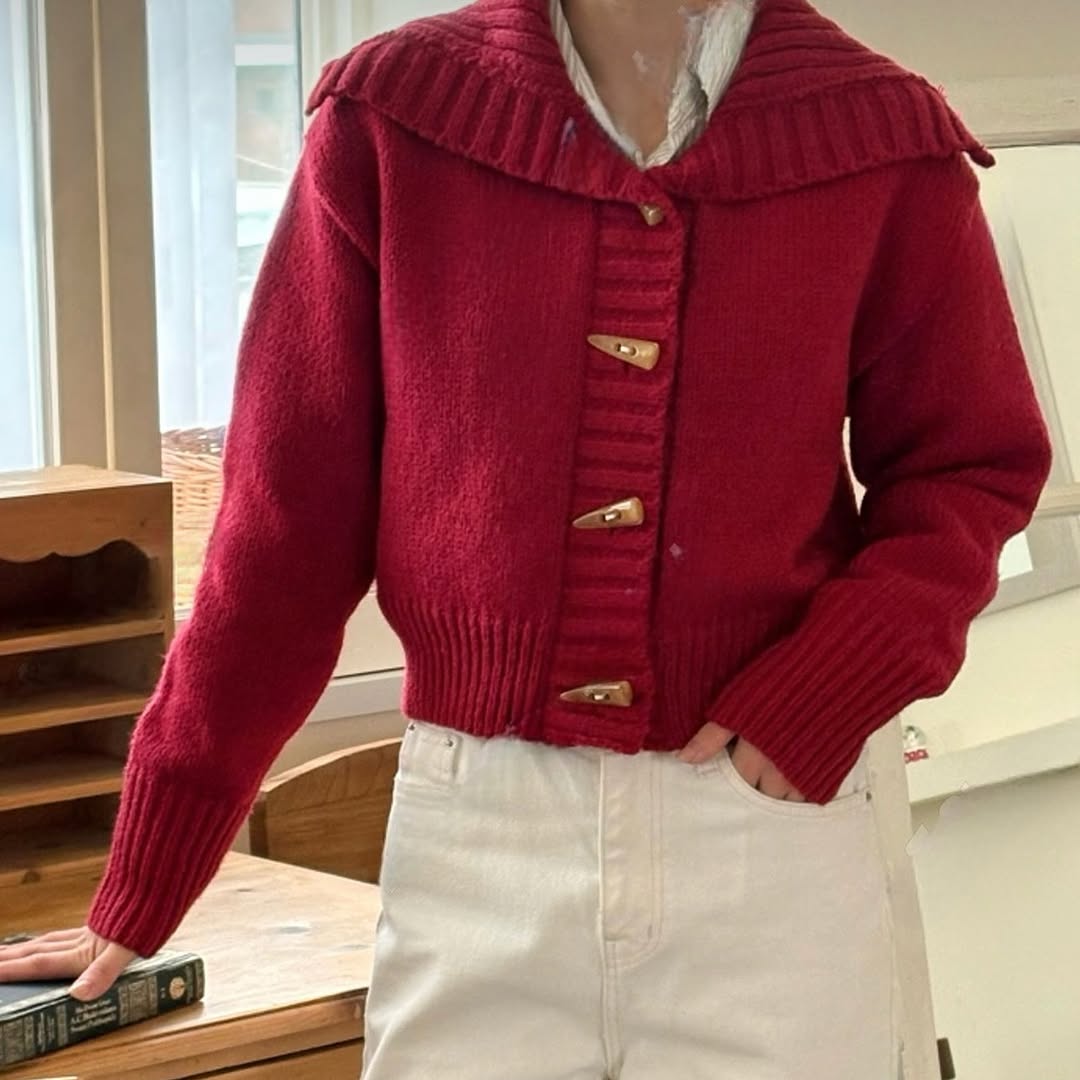 24YR2609 牛角鈕扣Cardigan