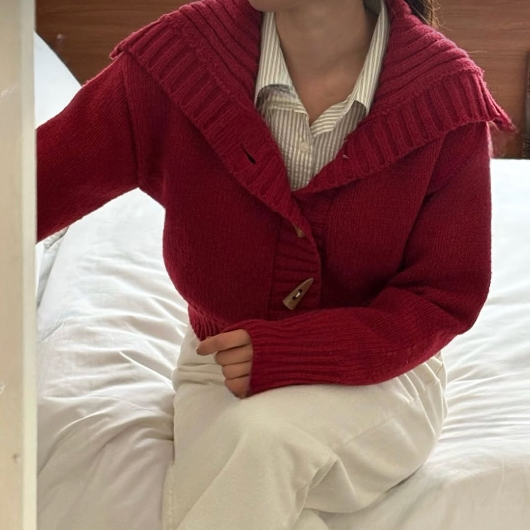 24YR2609 牛角鈕扣Cardigan