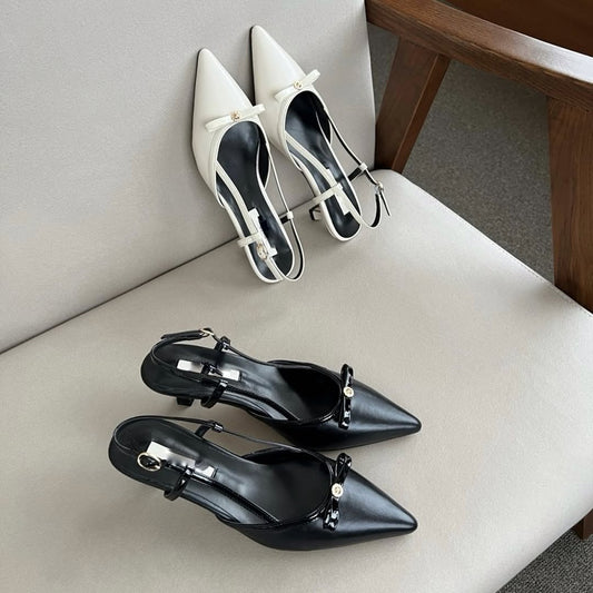 25YR0126 Sling Back Little heel 5cm