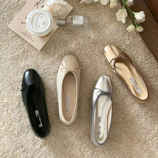 25YR0503 Ribbon Flat Shoes