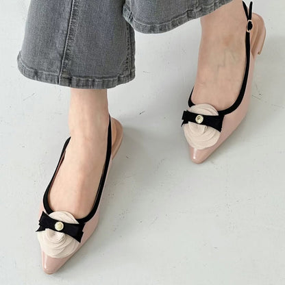 25YR0610 小香風Sling Back Shoes 2cm