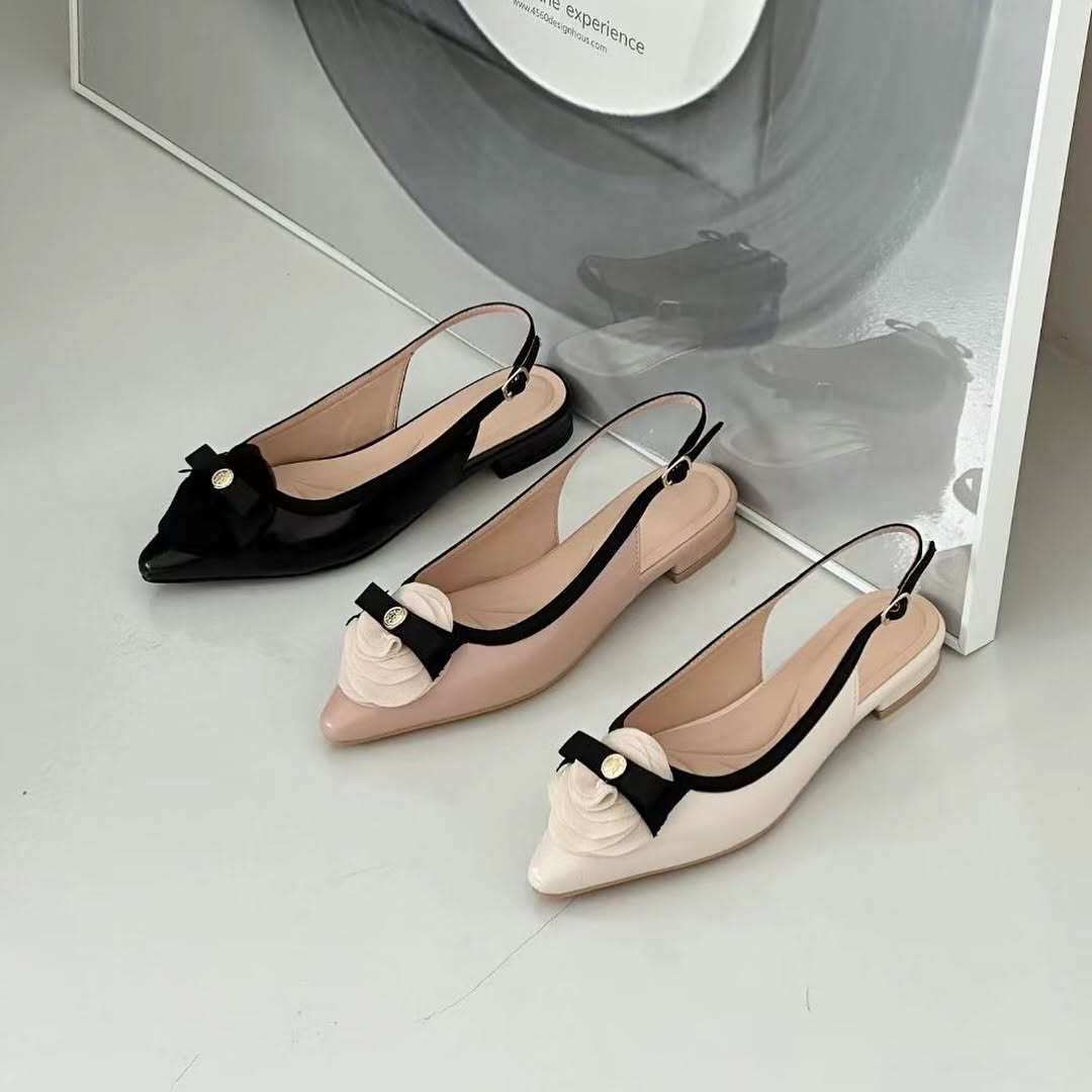 25YR0610 小香風Sling Back Shoes 2cm