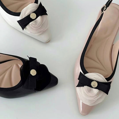 25YR0610 小香風Sling Back Shoes 2cm