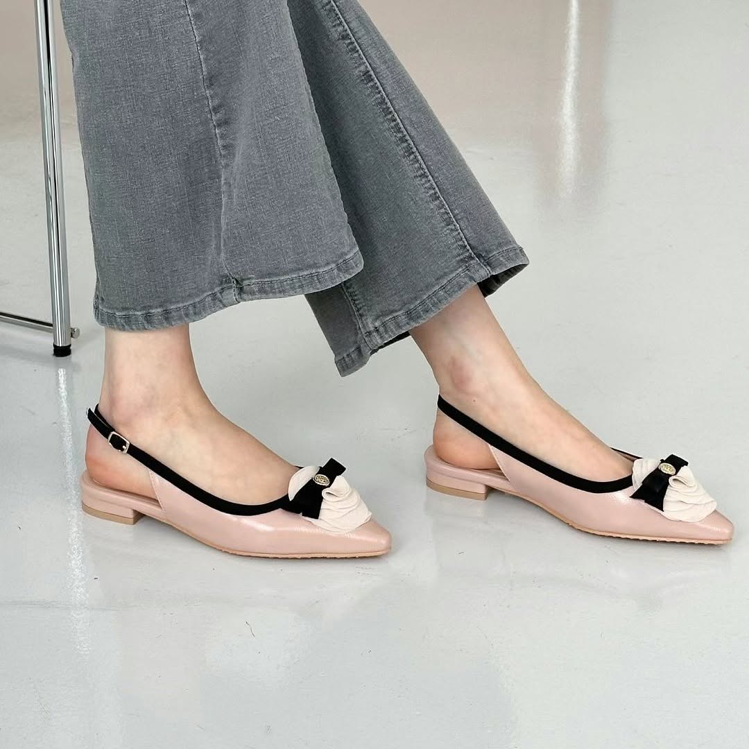 25YR0610 小香風Sling Back Shoes 2cm