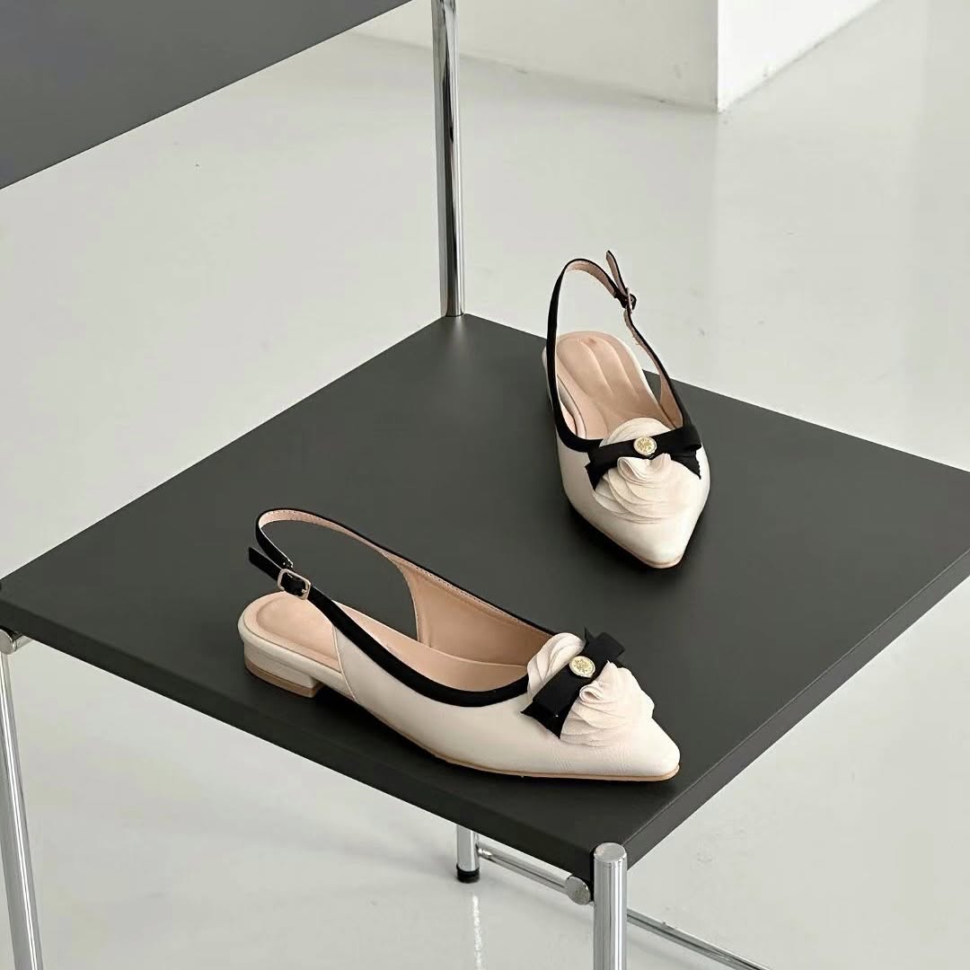 25YR0610 小香風Sling Back Shoes 2cm