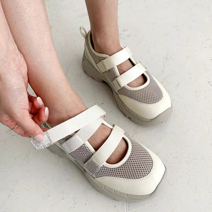 25YR0702 Double Strap Girly Shoes 3.5cm
