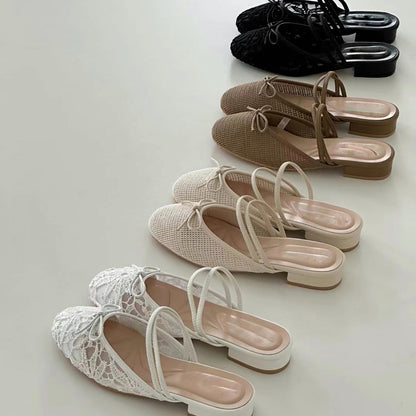 25YR0819 3-Way Ribbon Shoes 2cm