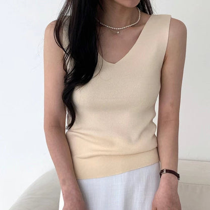 25YR0911 2-Way Vest Knit