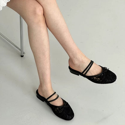 25YR0819 3-Way Ribbon Shoes 2cm
