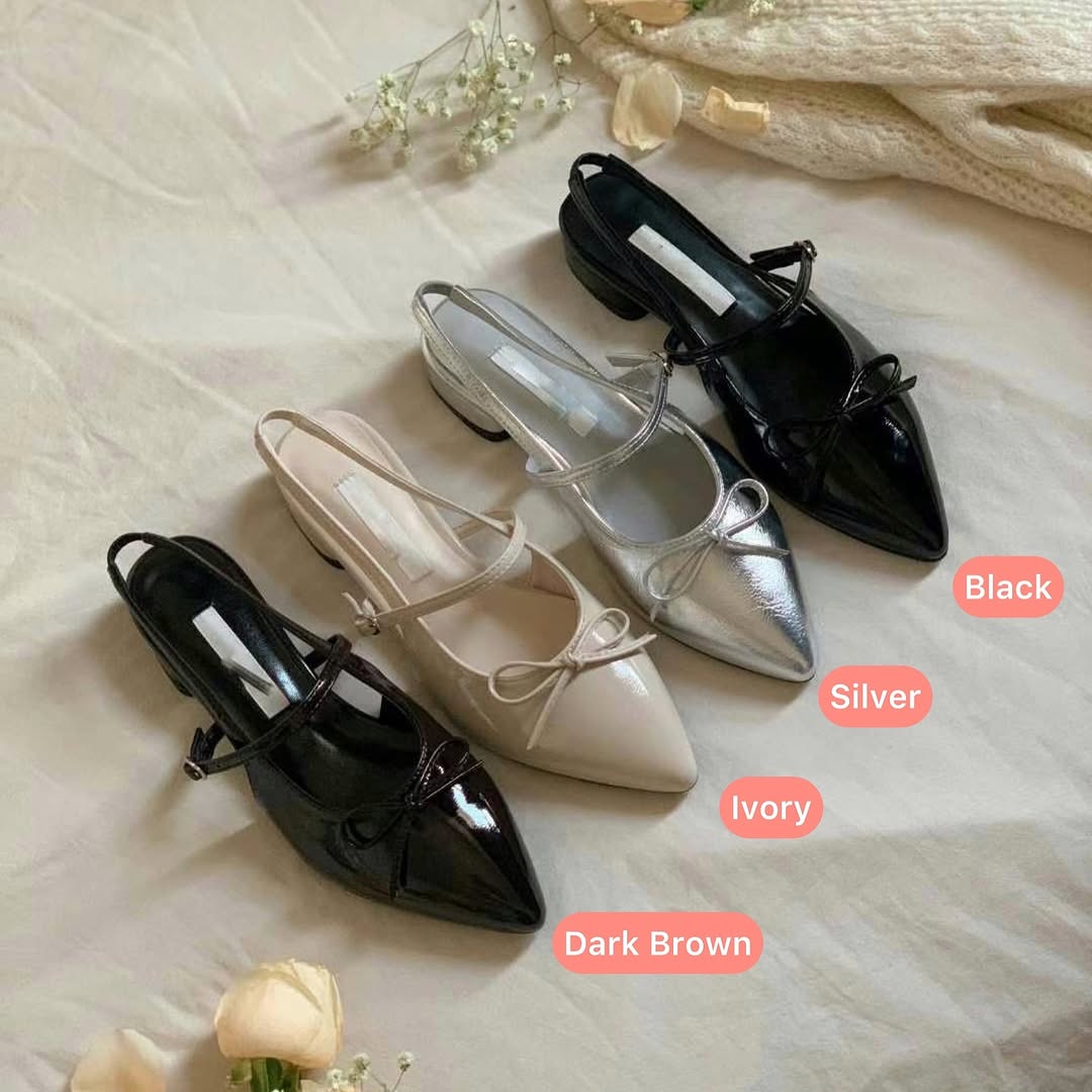 25YR0914 Ribbon Shoes 2.5cm