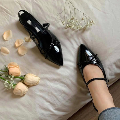 25YR0914 Ribbon Shoes 2.5cm