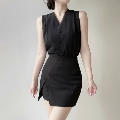 24YR1502 Button Blouse