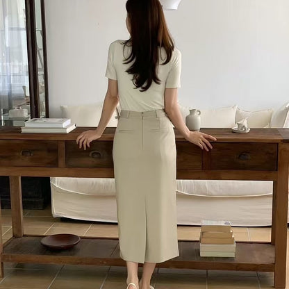 25YR1203 Pencil Skirt