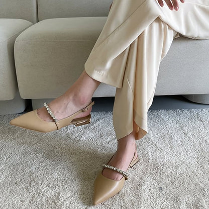 25YR1209 尖頭Sling-back shoes 2.3cm