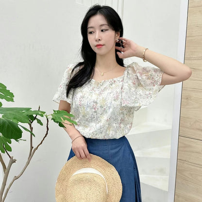 25YR1219 Floral Blouse