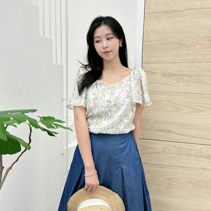 25YR1219 Floral Blouse