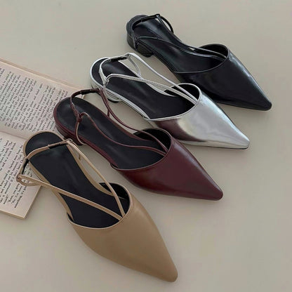 25YR0210 尖頭Sling Back Shoes 2cm