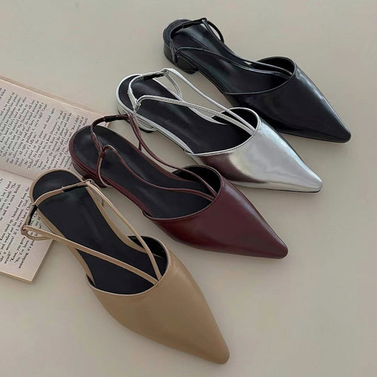 25YR0210 尖頭Sling Back Shoes 2cm