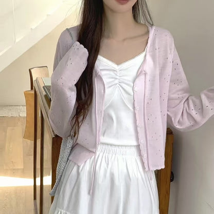 25YR1233 Ribbon Cardigan