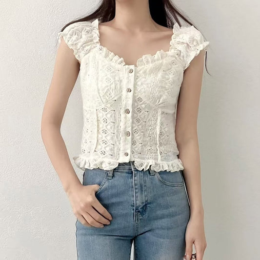 25YR1239 Ruffle Vest