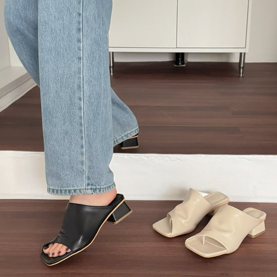 25YR1319 Slipper Heel 4cm