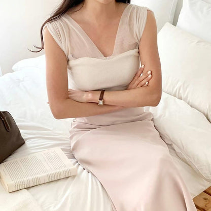 25YR1402 拼布紗紗Blouse
