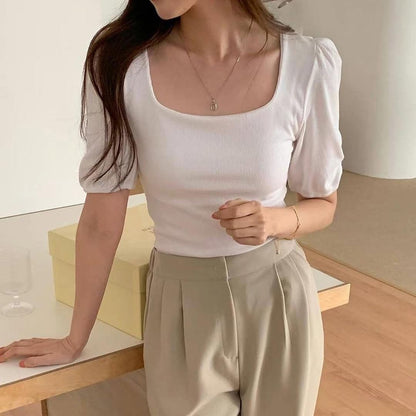 22YR0544 U 領暗直紋 top