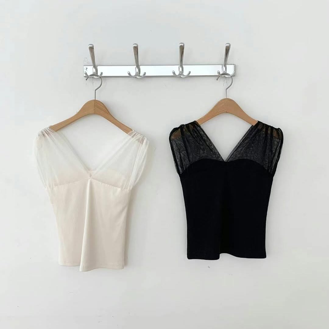 25YR1402 拼布紗紗Blouse