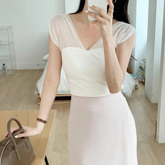 25YR1402 拼布紗紗Blouse