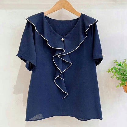 25YR1411 Ruffle Blouse