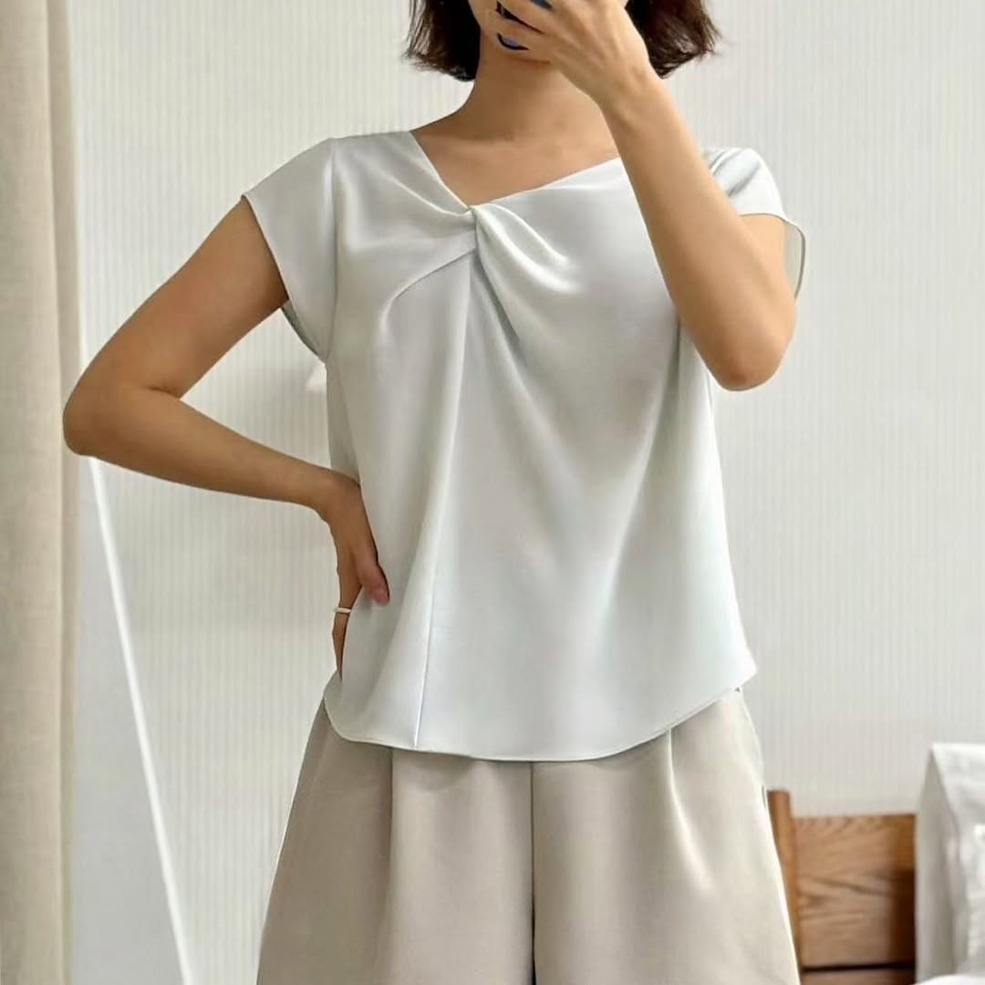 25YR1507 Shirring Blouse