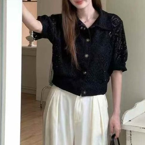 25YR1510 通花Cardigan