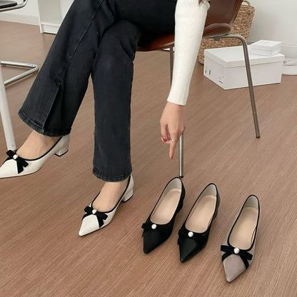 25YR1701 Ribbon Shoes 3cm