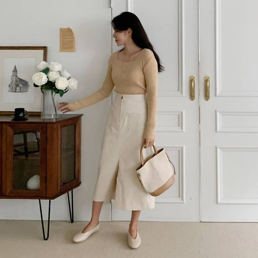 25YR1705 Pocket Skirt
