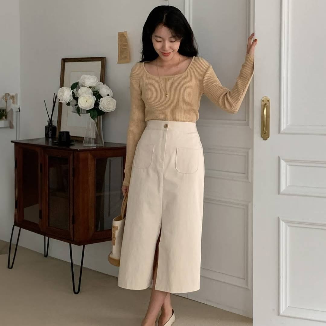 25YR1705 Pocket Skirt