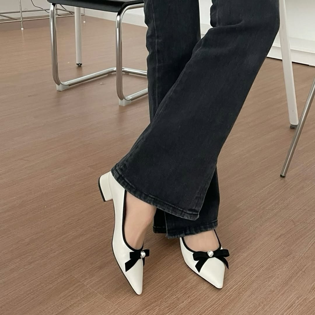 25YR1701 Ribbon Shoes 3cm