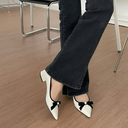 25YR1701 Ribbon Shoes 3cm