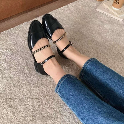 25YR1711 小香風Mary Jane Shoes