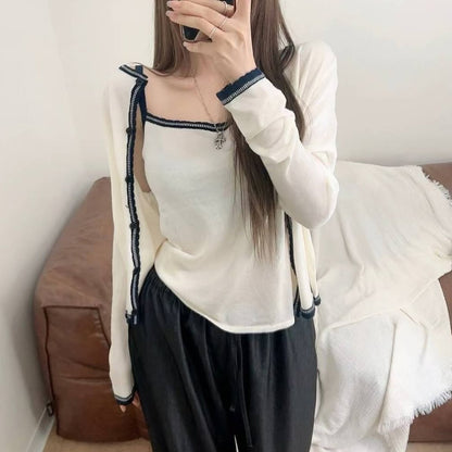 25YR1802 Cardigan Set