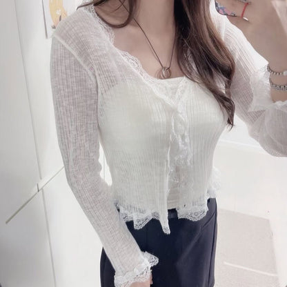 25YR1801 Lace Cardigan