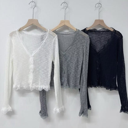 25YR1801 Lace Cardigan