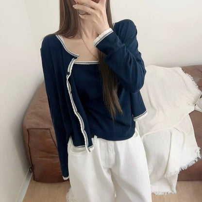 25YR1802 Cardigan Set