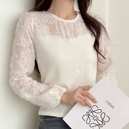 25YR1808 Lace Blouse