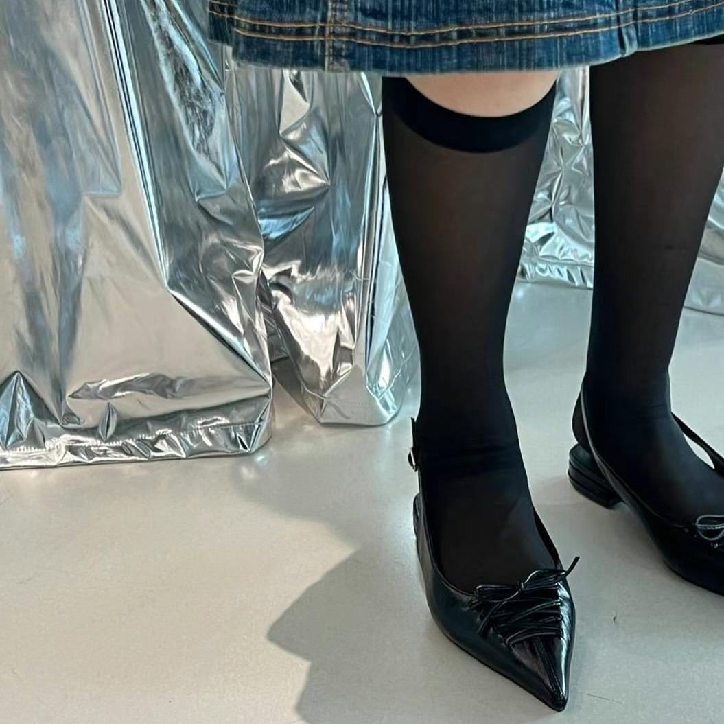 25YR1813 Ribbon Shoes 2cm