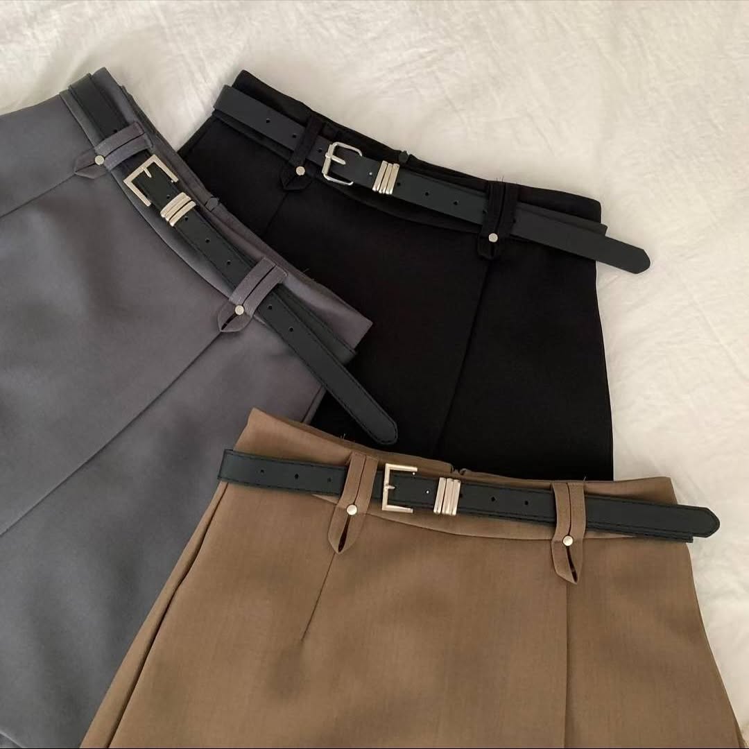 25YR1906 Belt Set Skirt Pant