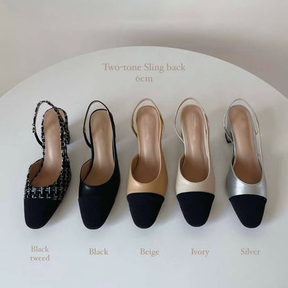 25YR1908 Sling Back Heel 6cm
