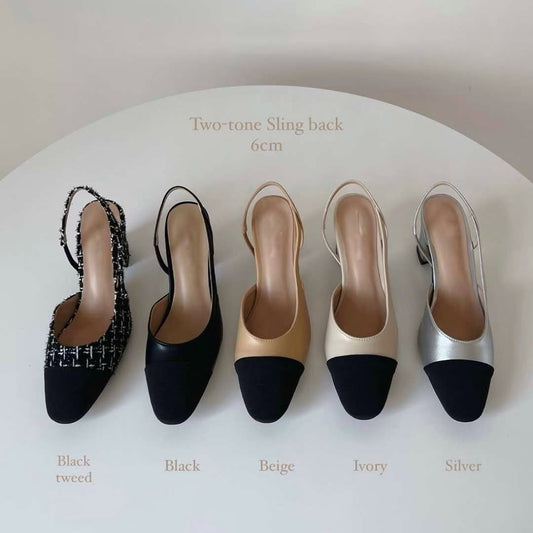 25YR1908 Sling Back Heel 6cm