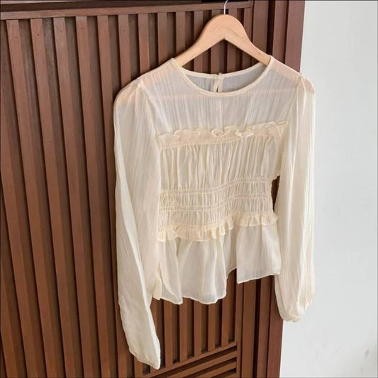 25YR1902 Little Ruffle Blouse
